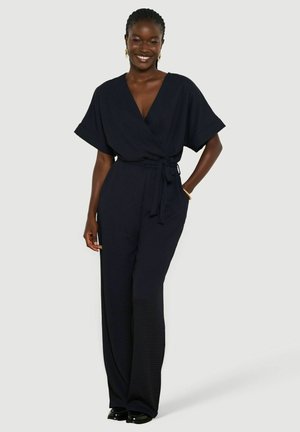 LolaLiza, WRAP JUMPSUIT WRAP JUMPSUIT - Lühikeste varrukatega bodi - navy basic