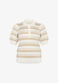 Selected, feather grey mel chalk stripe