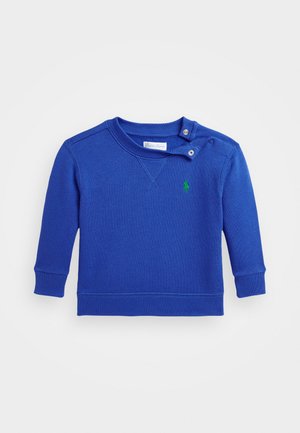 COTTON BLEND FLEECE SWEATSHIRT - Sweatshirt - travel blue