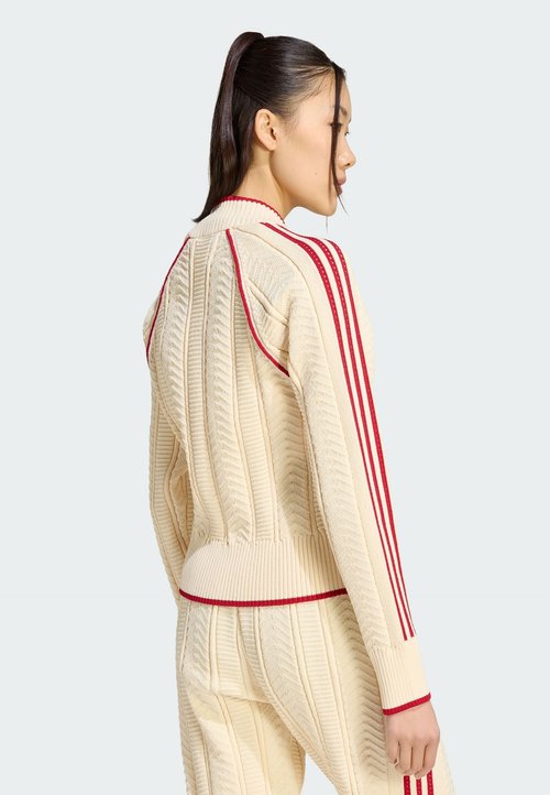 adidas ORIGINALS SST TRACK TOP - Bomber Jacket - warm vanilla team victory red — photo 2