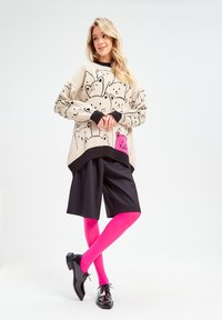 Cesare Gaspari Maglione - beige black