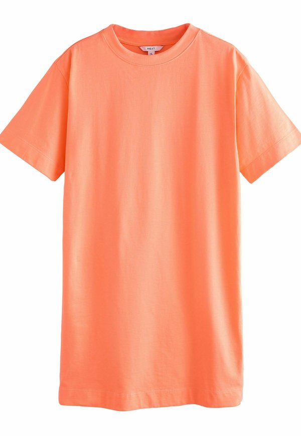 REGULAR FIT - Jerseykleid - fluro orange