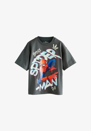 Next, T-shirts print - spiderman charcoal grey gel