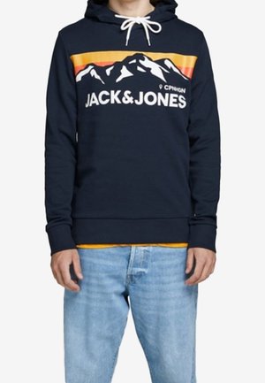 Kapuzenpullover - dark-blue denim