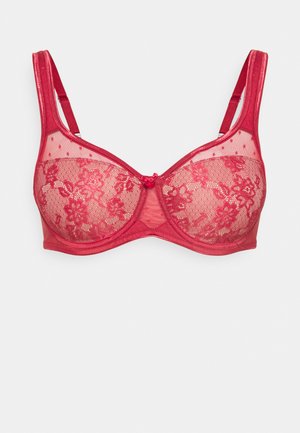 NUANCE MINIMIZER BRA - Beugel BH - red/nude