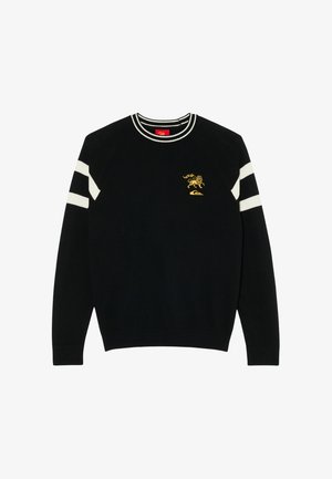 Quiksilver, BM TRENCH TOWN CREW - Пуловер - black