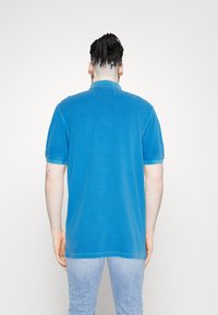 Marc O'Polo SHORT SLEEVE SLITS AT HEM - Pikeepaita - blue