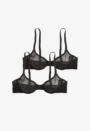Polo Ralph Lauren, 2-PACK - Reggiseno con ferretto - onyx