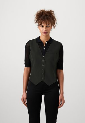 VMTROIAN TAILORED VEST - Waistcoat - black