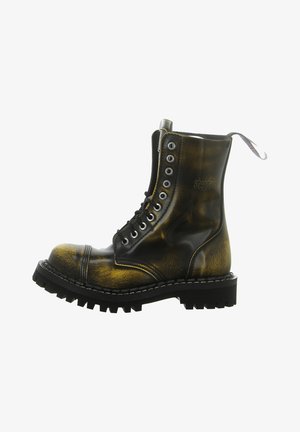 Platform boots - black/yellow