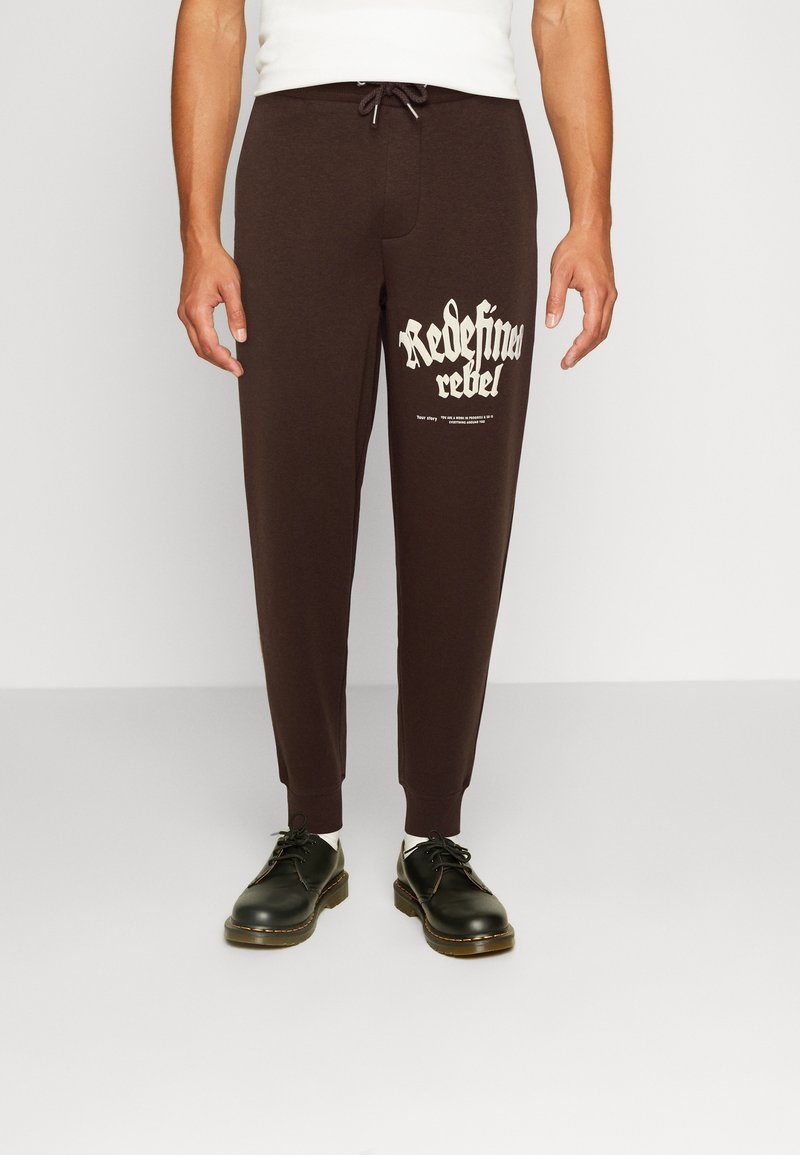 Redefined Rebel JAD PANTS Tracksuit bottoms chocolate brown/brown