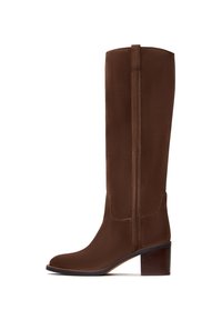 BLOCK HEELS - Høje støvler/ Støvler - brown