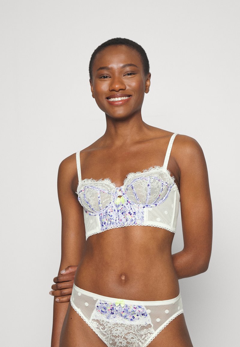 Marks & Spencer LINEA Bikini top white mix/white Zalando.de