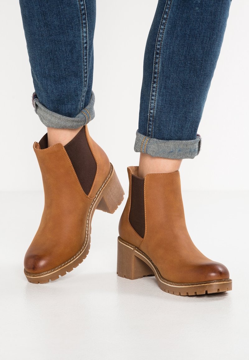 Anna Field by Zalando Boots à talons - cognac