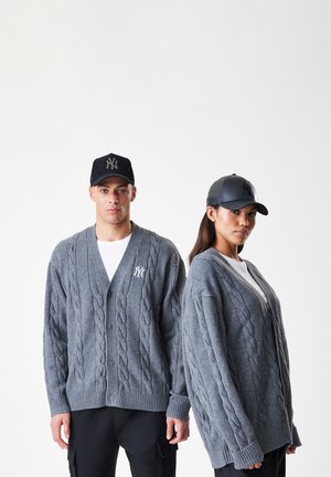 MLB UNISEX - Vesta na kopčanje - grey heather