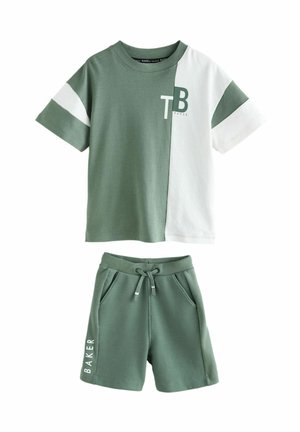 REGULAR FIT-SET - Tepláky - green