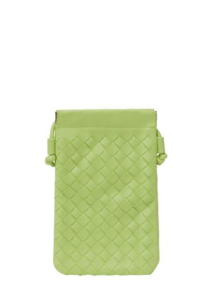 SHOULDER - Telefontartó tok - light green