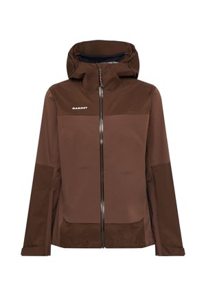 Mammut, DUCAN GUIDE HS HOODED JACKET WOMEN - Giacca hard shell - soil