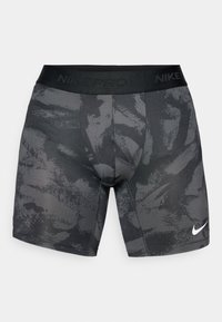 SHORT PRINT - Legíny - anthracite/white