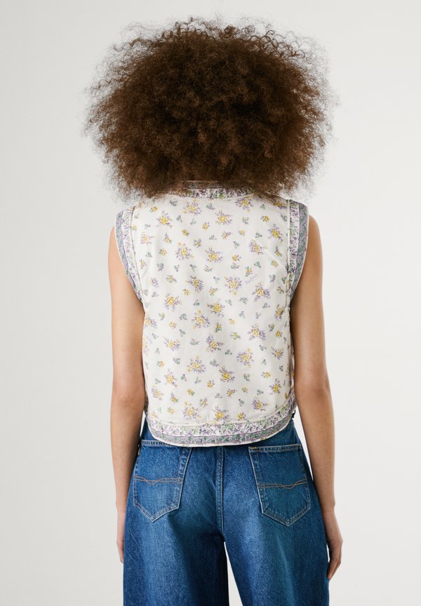 SOL - Waistcoat - light beige4