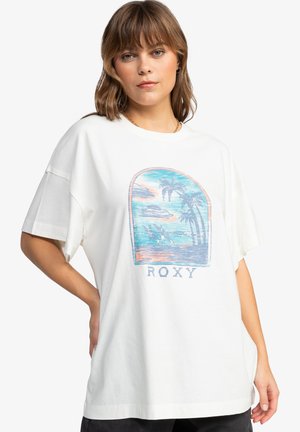 Roxy SUN  - T-shirt med print - white