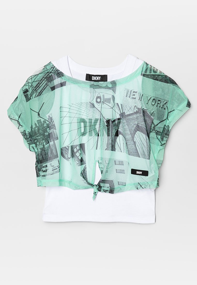 DKNY T-shirt print groen