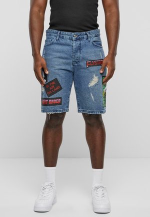Short Southpole En Jeunesse Taille 12 – Jean Bleu, Style Hip-hop Urbain