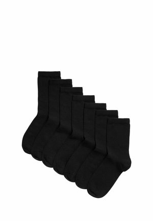 7PACK OF ANKLE SCHOOL - Strømper - black
