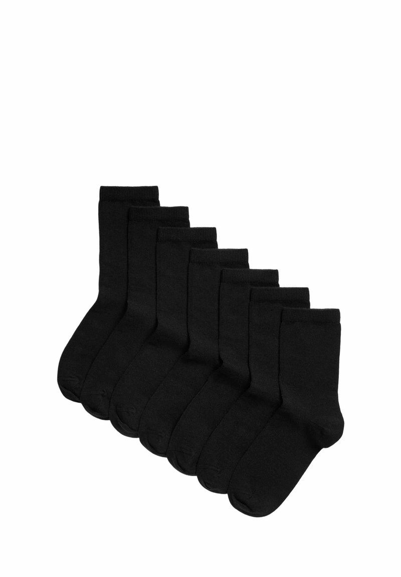 Marks & Spencer 7PACK OF ANKLE SCHOOL - Socken - black