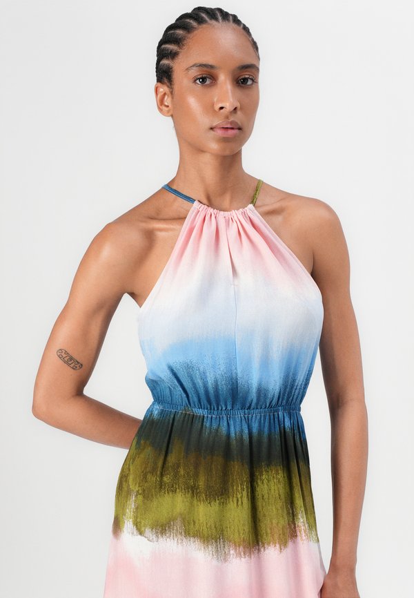 AMERICAN NECKLINE DRESS - Maxi dress - watercolor3