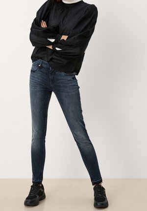 QS Skinny džíny - dark-blue denim