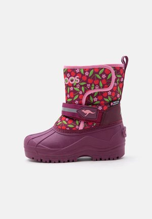 KangaROOS K SHELL II - Bottes de neige - blackberry/cherry berry