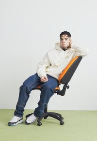 Carhartt WIP HOODED AMERICAN SCRIPT - Felpa con cappuccio - wax