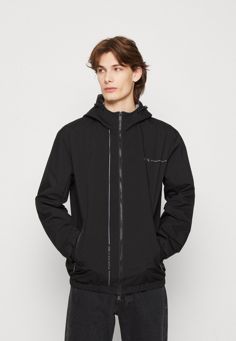 Armani Exchange BLOUSON Windbreaker black/zinc/grey Zalando.ie