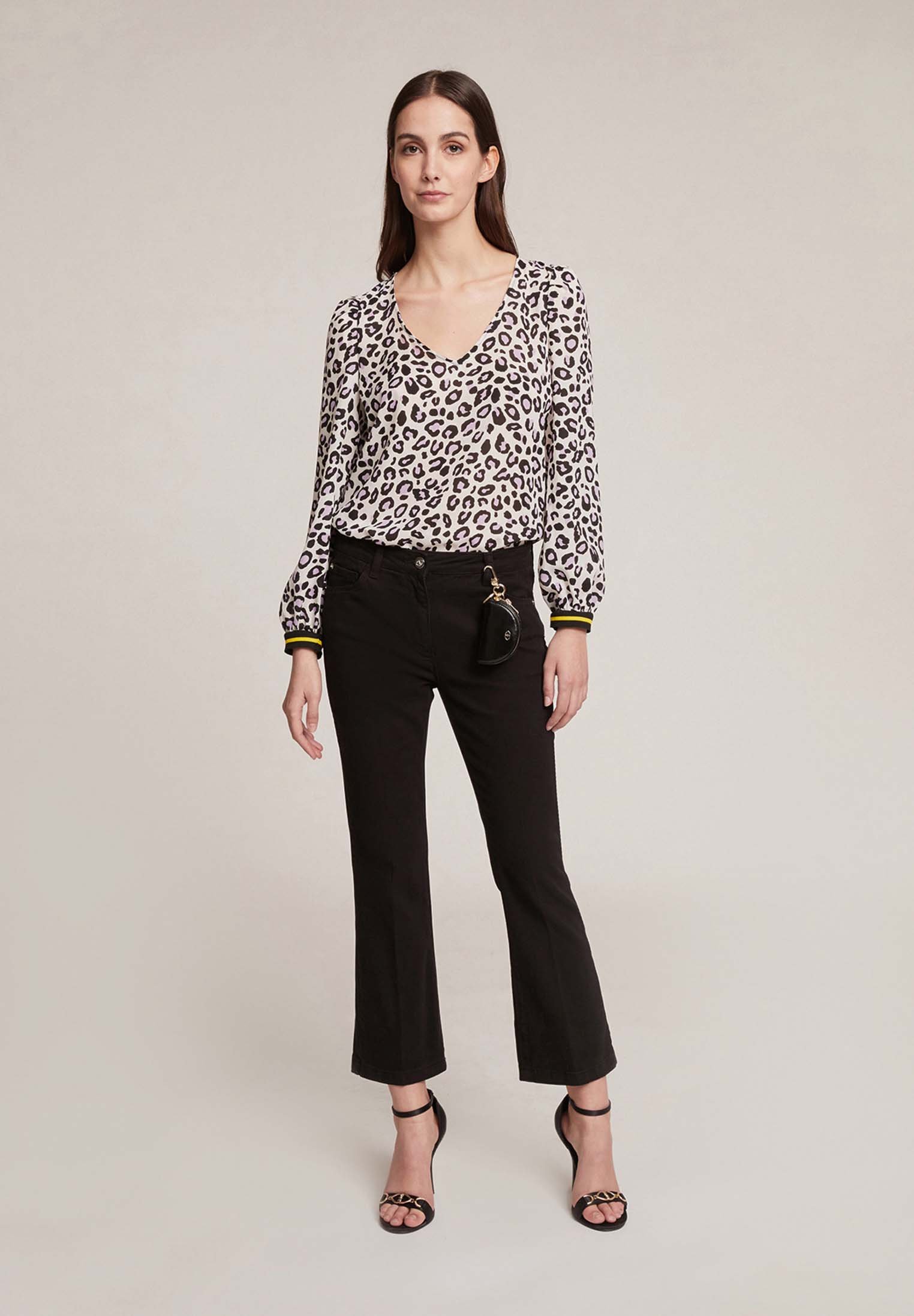 Motivi Flared Jeans - nero/black - Zalando.de
