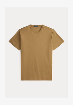 Polo Ralph Lauren Big & Tall, SOFT COTTON CREWNECK T-SHIRT - Basic póló - cafe brown