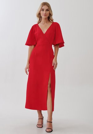 ABIGAIL MIDI - Day dress - red