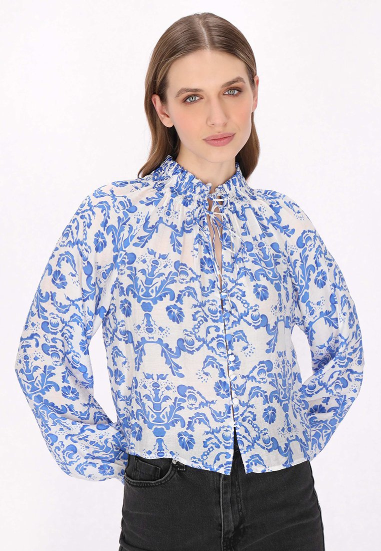 dreimaster Blouse blauw