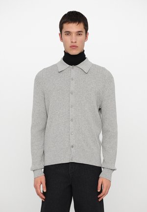 Cardigan - light grey melange