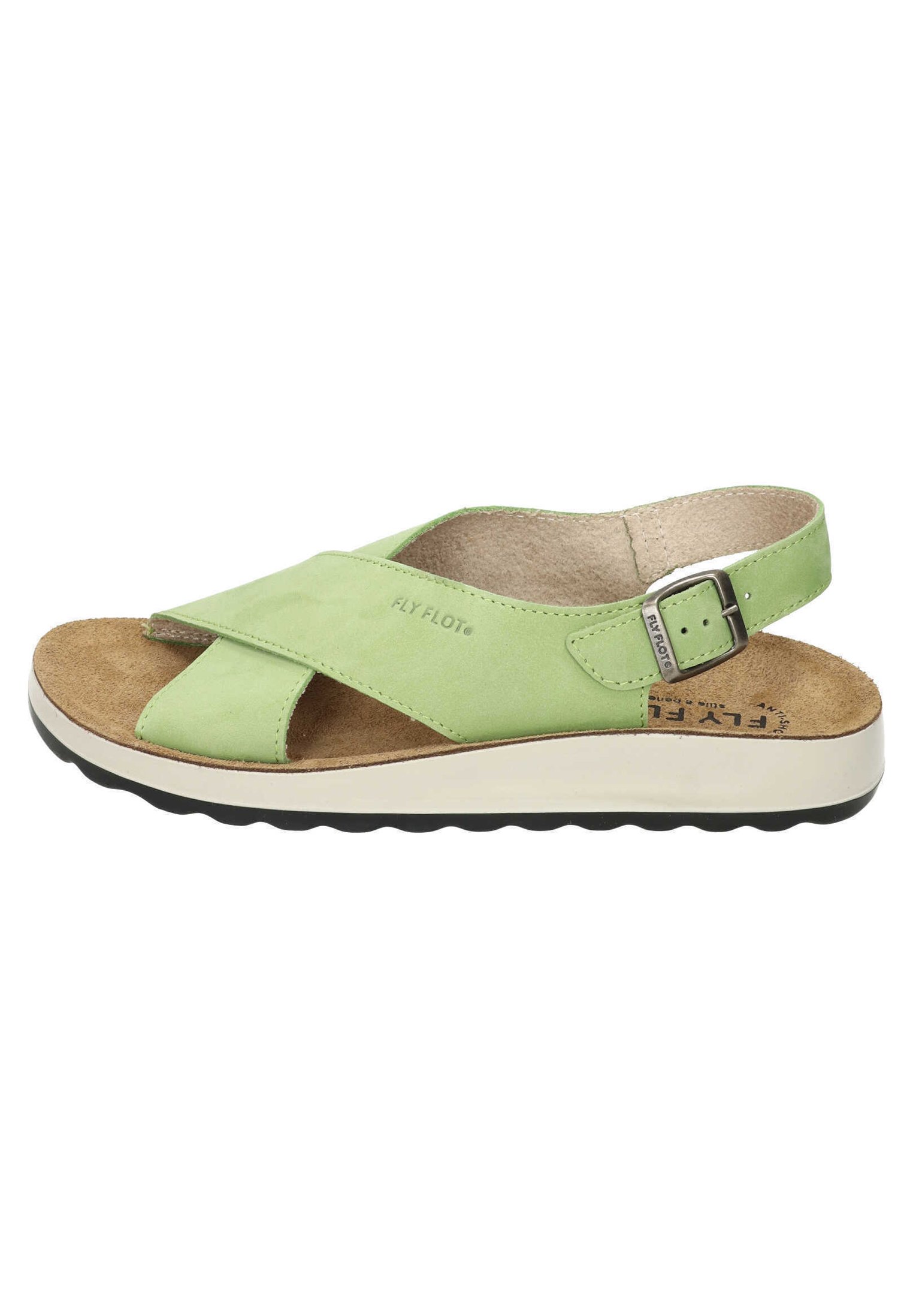 Fly Flot Wedge sandals - grün/green - Zalando.de