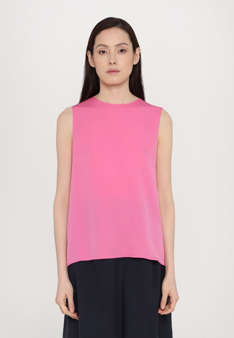 Theory STRAIGHT SHELL MODE - Débardeur - bright pink