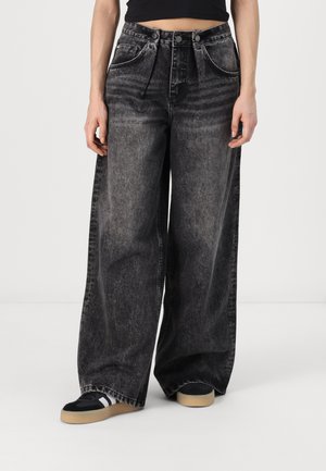 SORORITY SWEEPER  - Wide leg - charcoal