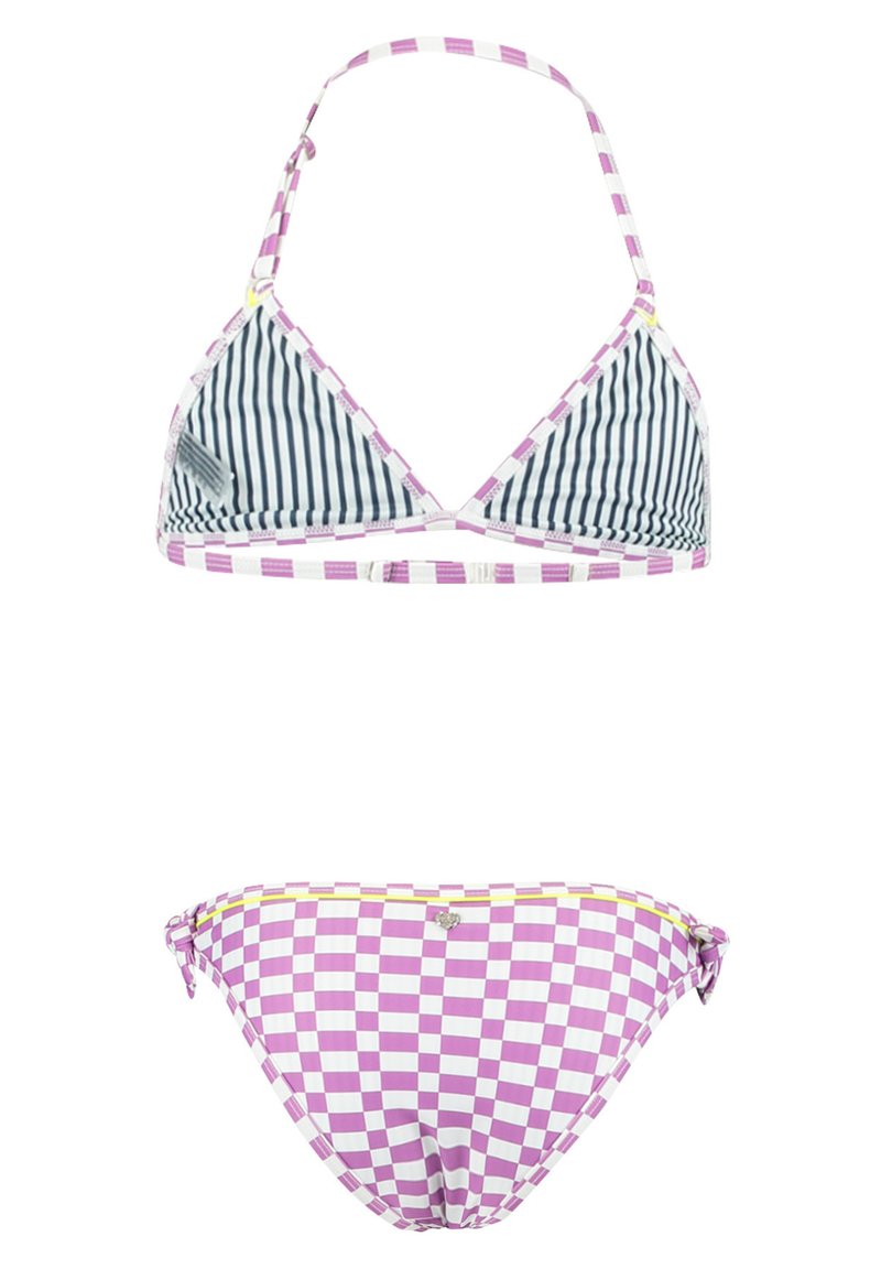 Kinder Bikinis | America Today LUNA JR SET Bikini check/pink - UN84310 Kinder Bikinis | America Today LUNA JR SET Bikini check/pink - UN84310