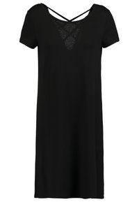 ONLBERA BACK LACE UP DRESS - Jerseyjurk - black