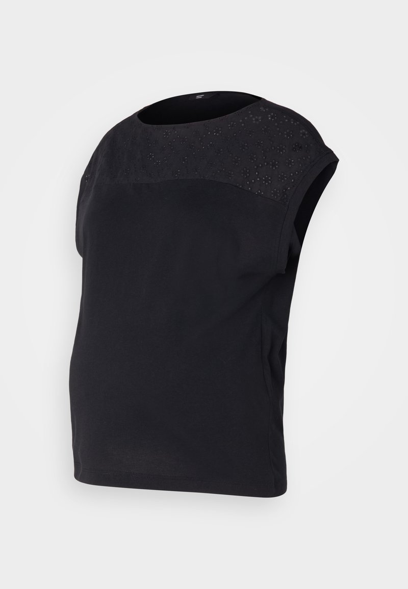 Vero Moda Maternity T-shirt print zwart
