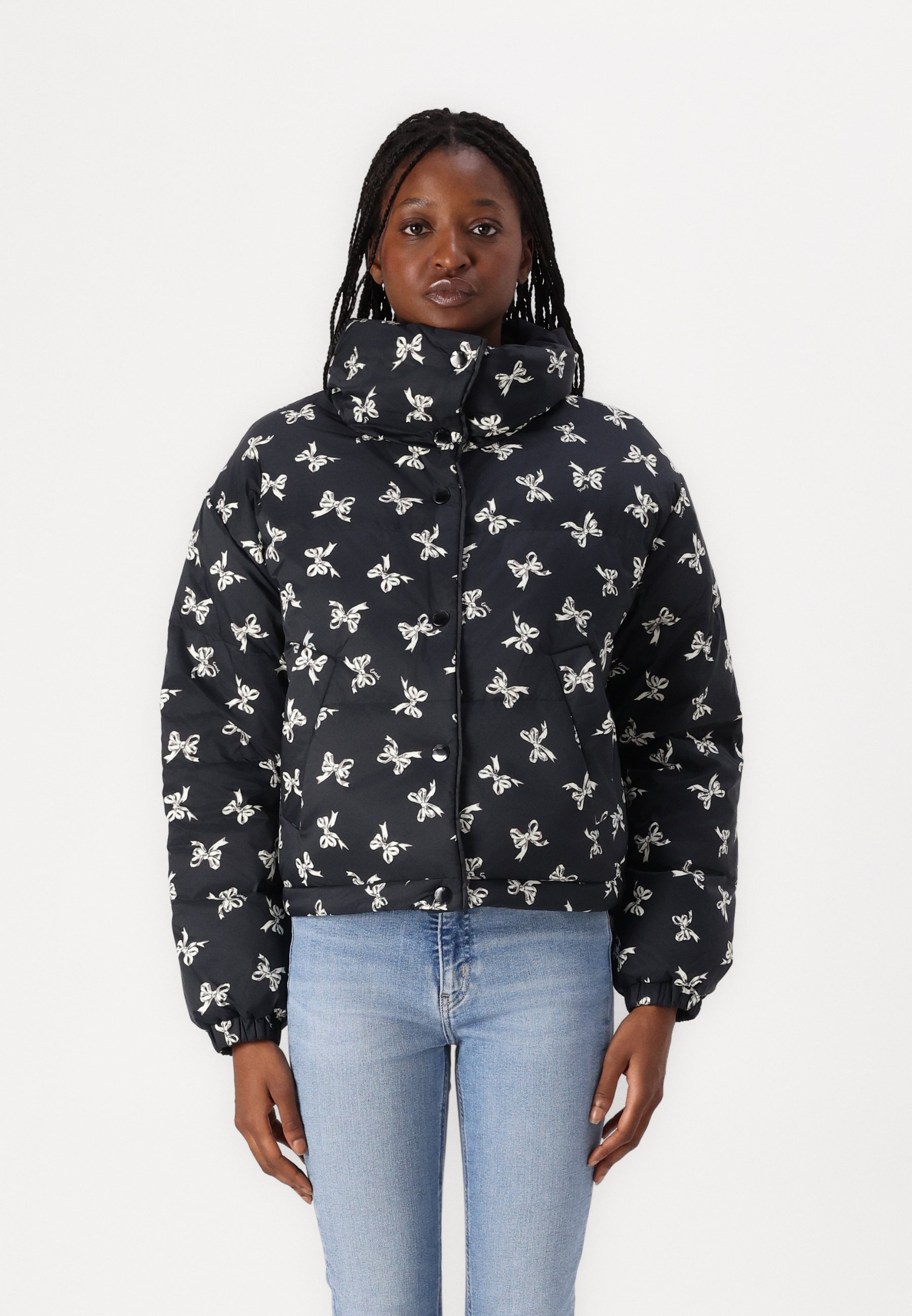 COACH REVERSIBLE PUFFER - Down jacket - black - Zalando.co.uk