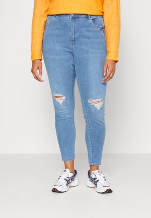 VMSOPHIA CURVE - Jeans Skinny Fit - medium blue denim