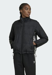 adidas Originals - SHORT PUFFER - Veste d'hiver - black Image miniature 1