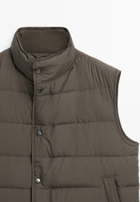 Massimo Dutti PUFFER  - Weste - dark brown