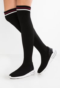 TOM TAILOR DENIM Botas mosqueteras - black